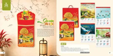 Lịch Treo Tường 52 Tuần Cao Cấp – Các Mẫu Mới Cho Xuân 2027