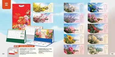 Các Mẫu Lịch Để Bàn Năm 2027