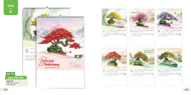 Lịch Treo Tường Lò Xo 7 tờ - Các Mẫu Lịch Năm 2027
