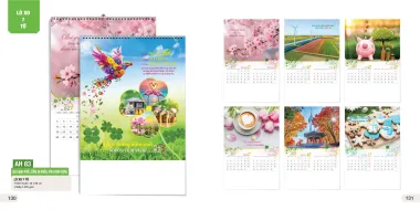 Lịch Treo Tường 52 Tuần Cao Cấp – Các Mẫu Mới Cho Xuân 2027