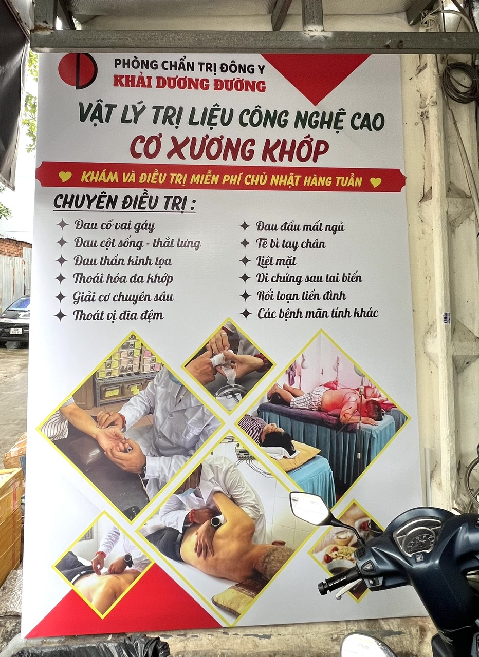 Bảng Hiệu Phòng Chẩn Trị Đông Y – Vật Lý Trị Liệu Công Nghệ Cao